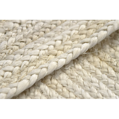 Bay Isle Home Gattis Hand Braided White Rug & Reviews Wayfair.co.uk
